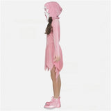 Long Irregular Witch Demon Costume Cosplay Halloween Witch Outfit Night Ghost Game Uniform