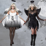 Devil Angel Cosplay Costume with Wings