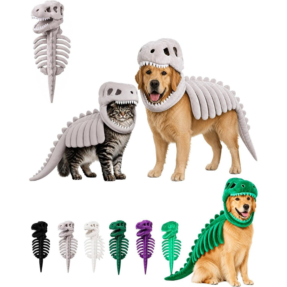 Dinosaur Skeleton Pet Costume