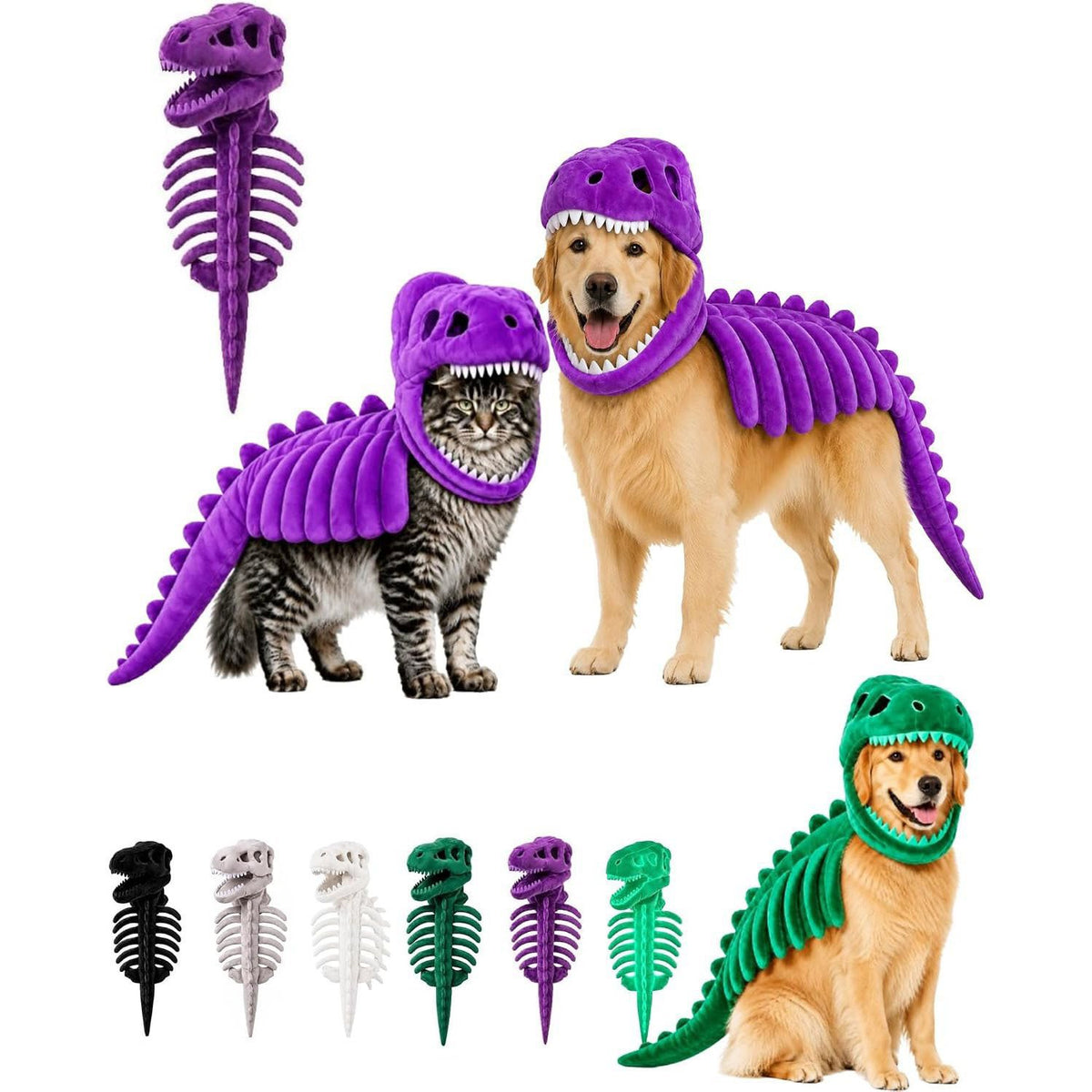 Dinosaur Skeleton Pet Costume