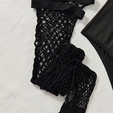 Sexy Skull Print Jumpsuit Costume Set