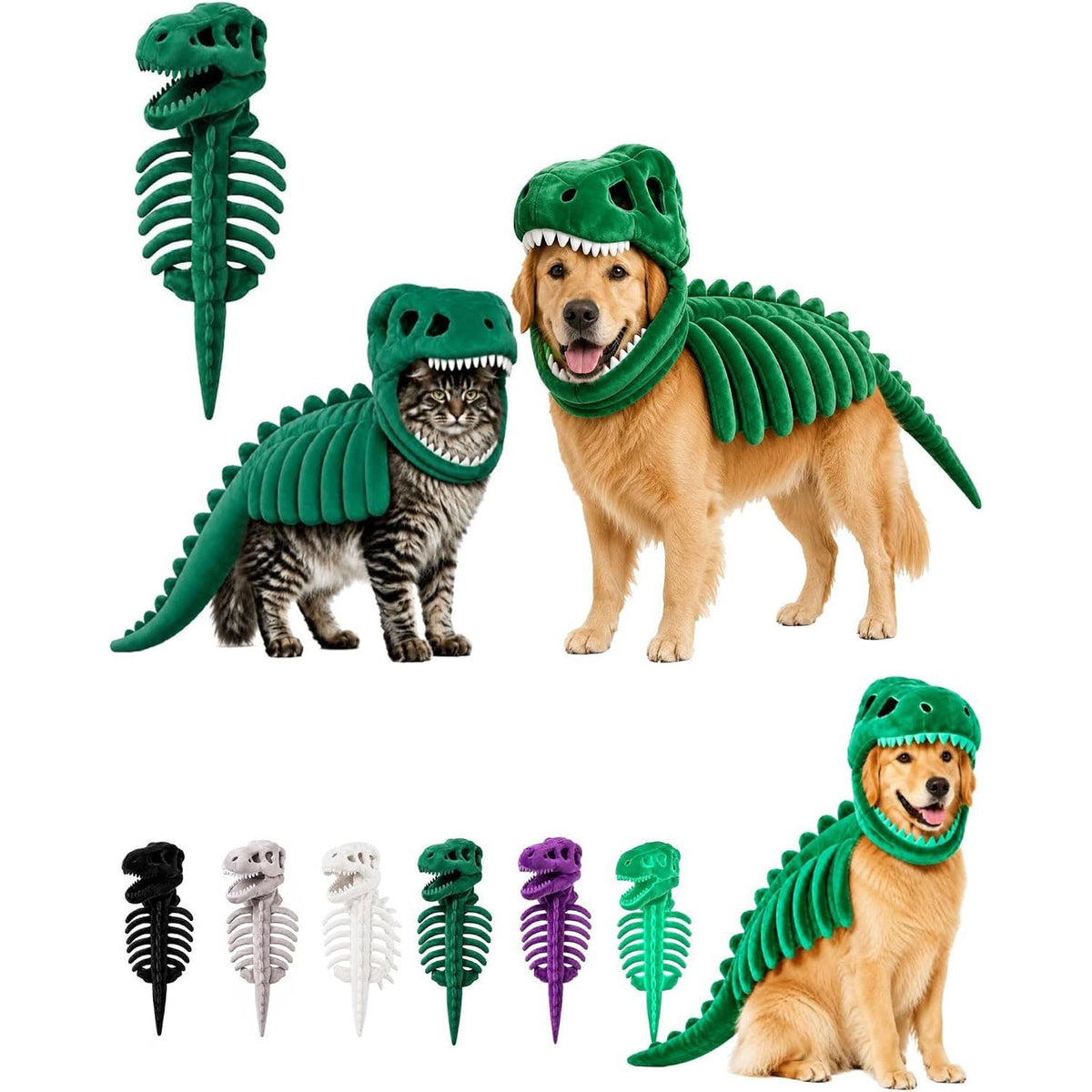 Dinosaur Skeleton Pet Costume