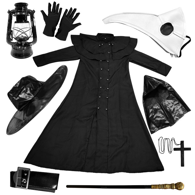 Steampunk Plague Doctor Costume Set