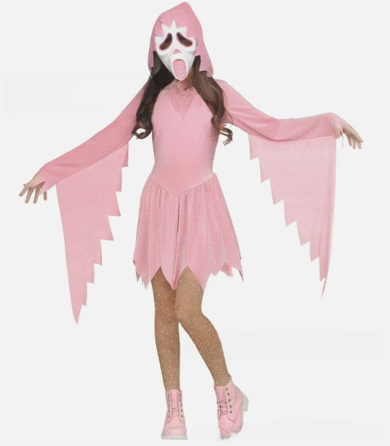 Long Irregular Witch Demon Costume Cosplay Halloween Witch Outfit Night Ghost Game Uniform