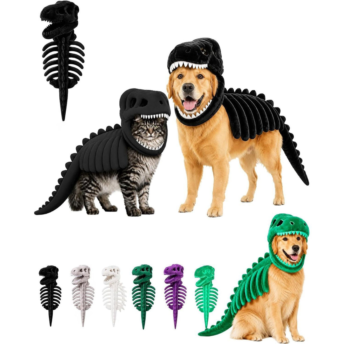 Dinosaur Skeleton Pet Costume