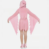 Long Irregular Witch Demon Costume Cosplay Halloween Witch Outfit Night Ghost Game Uniform
